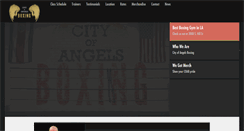 Desktop Screenshot of cityofangelsboxing.com